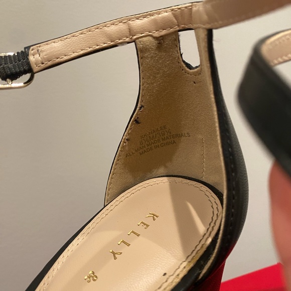 Black leather Kelly and Katie Hailee heels - Picture 6 of 8